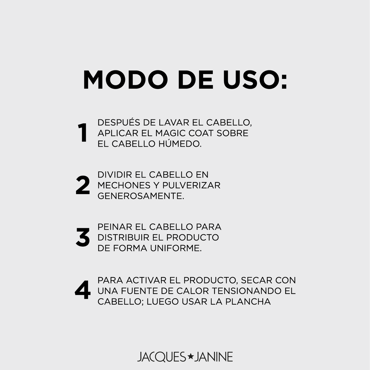 Magic Coat Jacques Janine Just One Min 120ml Tratamiento Capilar Premium para Brillo y Protección Intensa