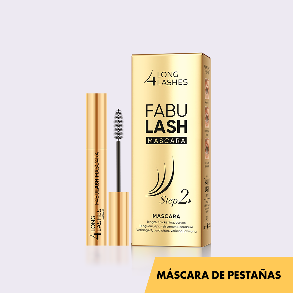 Flash Serum Para Crecimiento de las Pestañas 2 ml+ Máscara fortalecedora para pestañas Fabulash