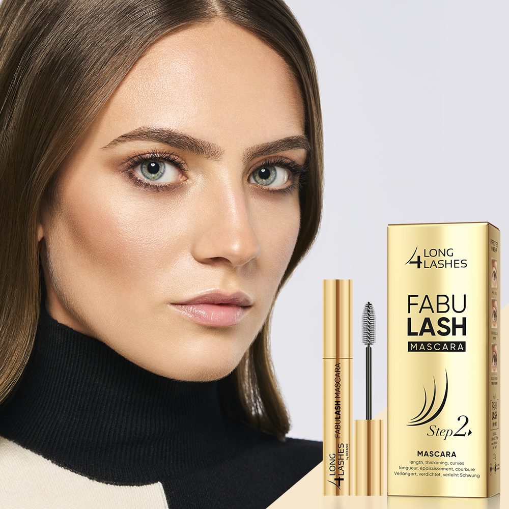 Flash Serum Para Crecimiento de las Pestañas 2 ml+ Máscara fortalecedora para pestañas Fabulash