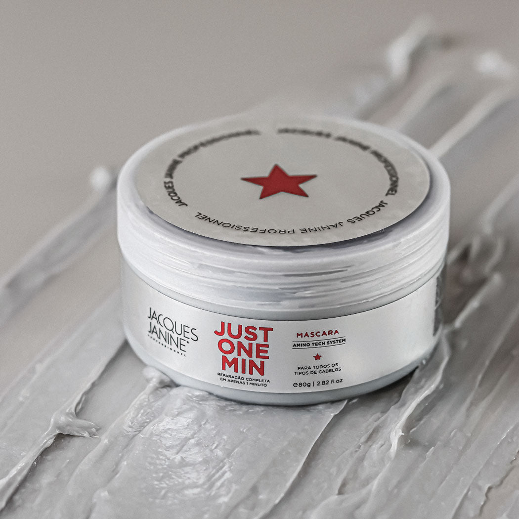 Mascarilla Capilar Reparadora y Antifrizz Just One Minute Jacques Janine 80g