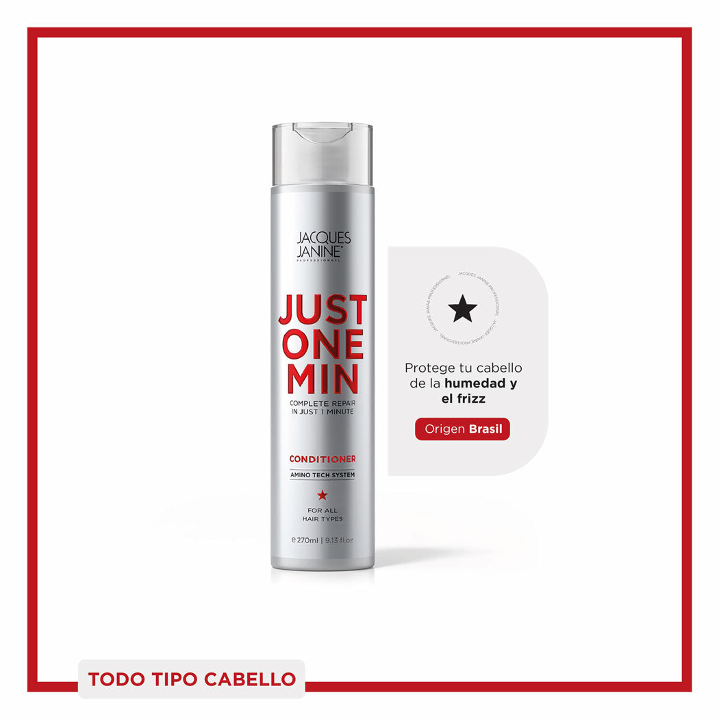 Acondicionador Hidratante y Reparador Just One Minute Jacques Janine 270ml