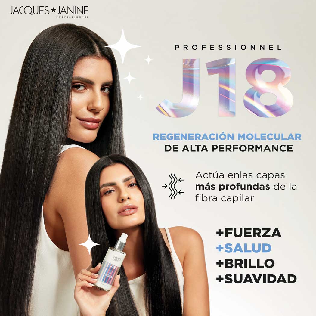 Shampoo Reparación Molecular y Fuerza J18 Jacques Janine 250ml