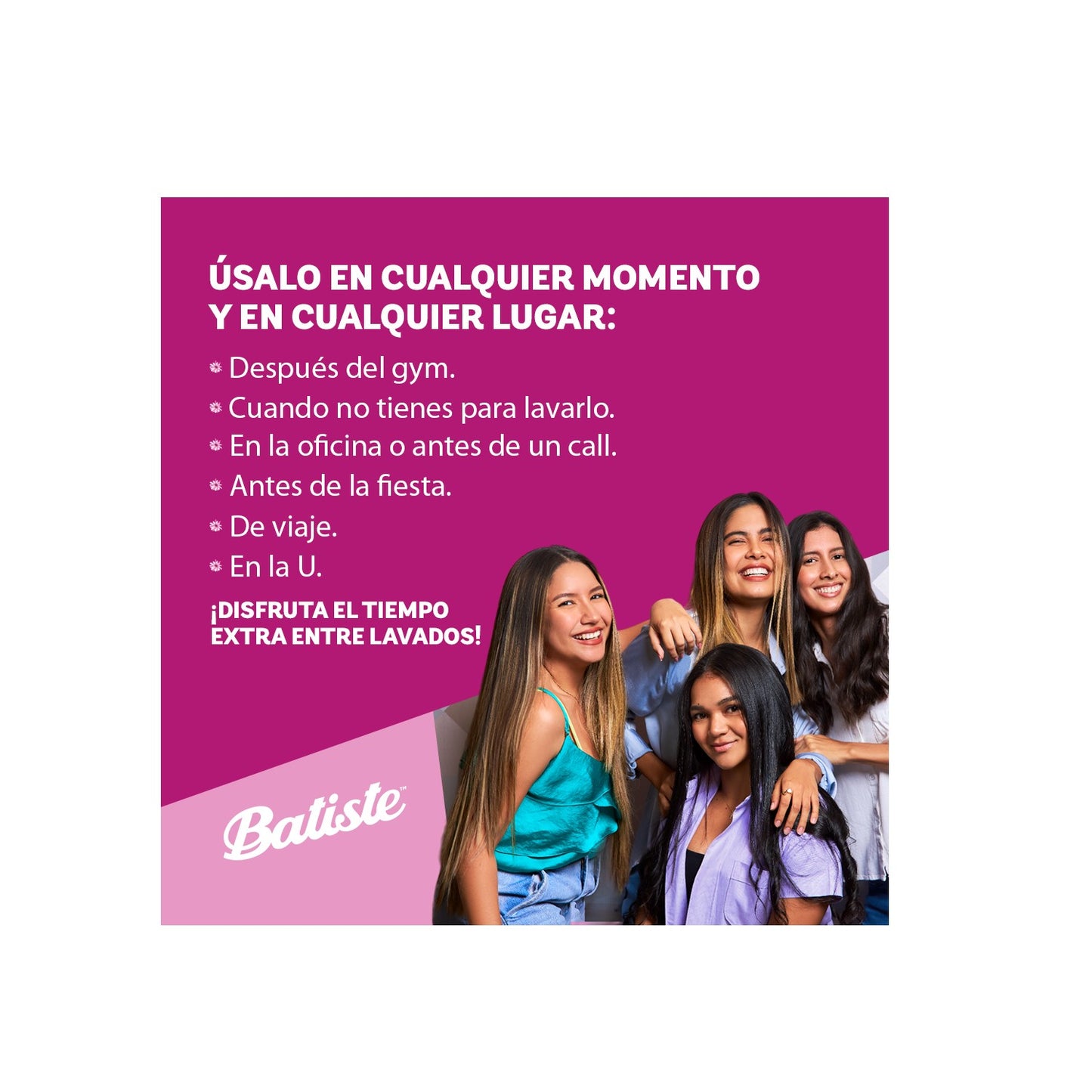 Shampoo en Seco Pack Batiste Cherry + Tropical 200ml