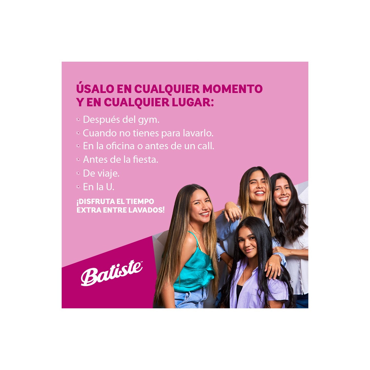 Shampoo en Seco Pack 2 Batiste Tropical 200ml