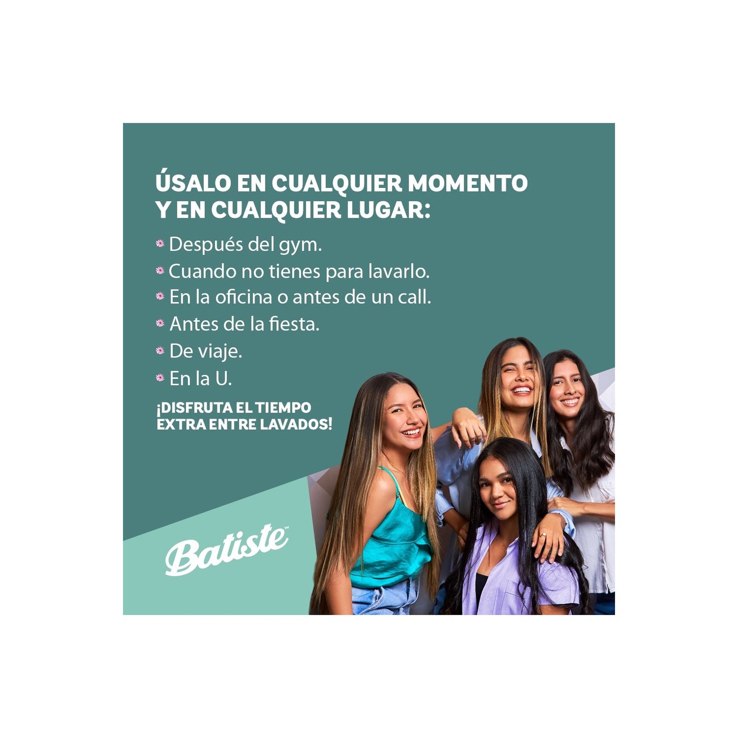 Shampoo en Seco Pack Batiste Bare + Fresh 200ml