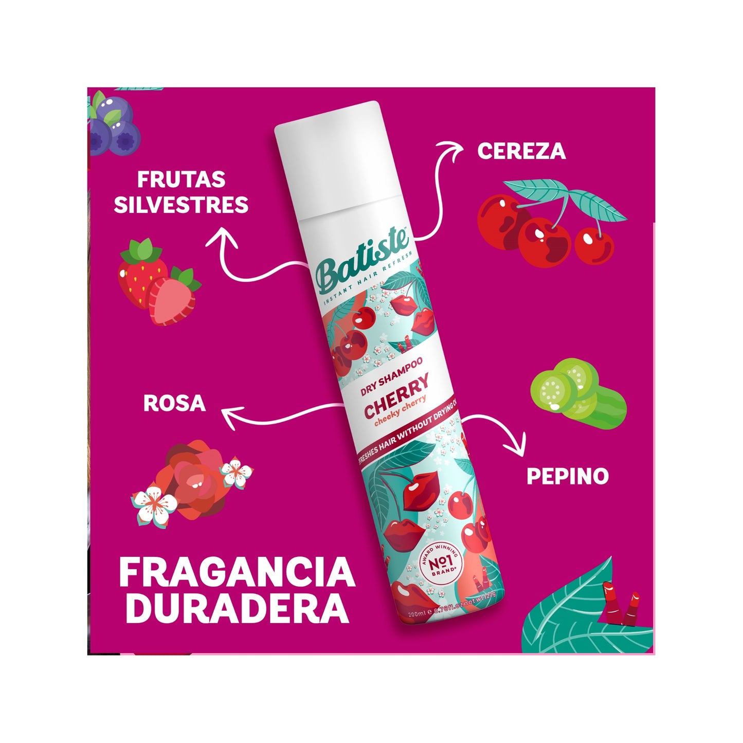 Pack Long4Lashes Serum pestañas + Shampoo en Seco Batiste Cherry Pestañas Largas y Cabello Fresco Todo el Día