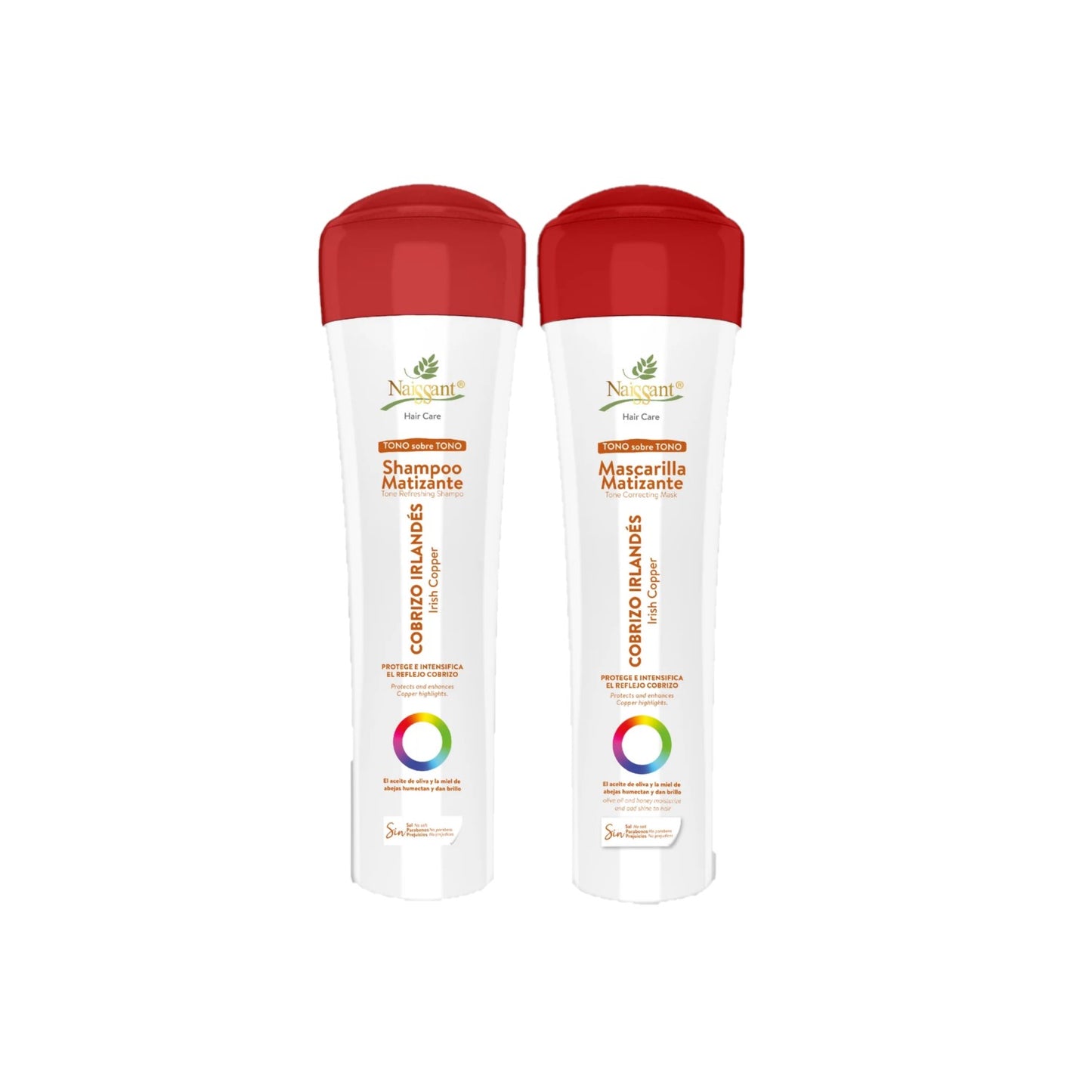 Tratamiento Matizante Naissant Cobrizo Shampoo + Mascarilla