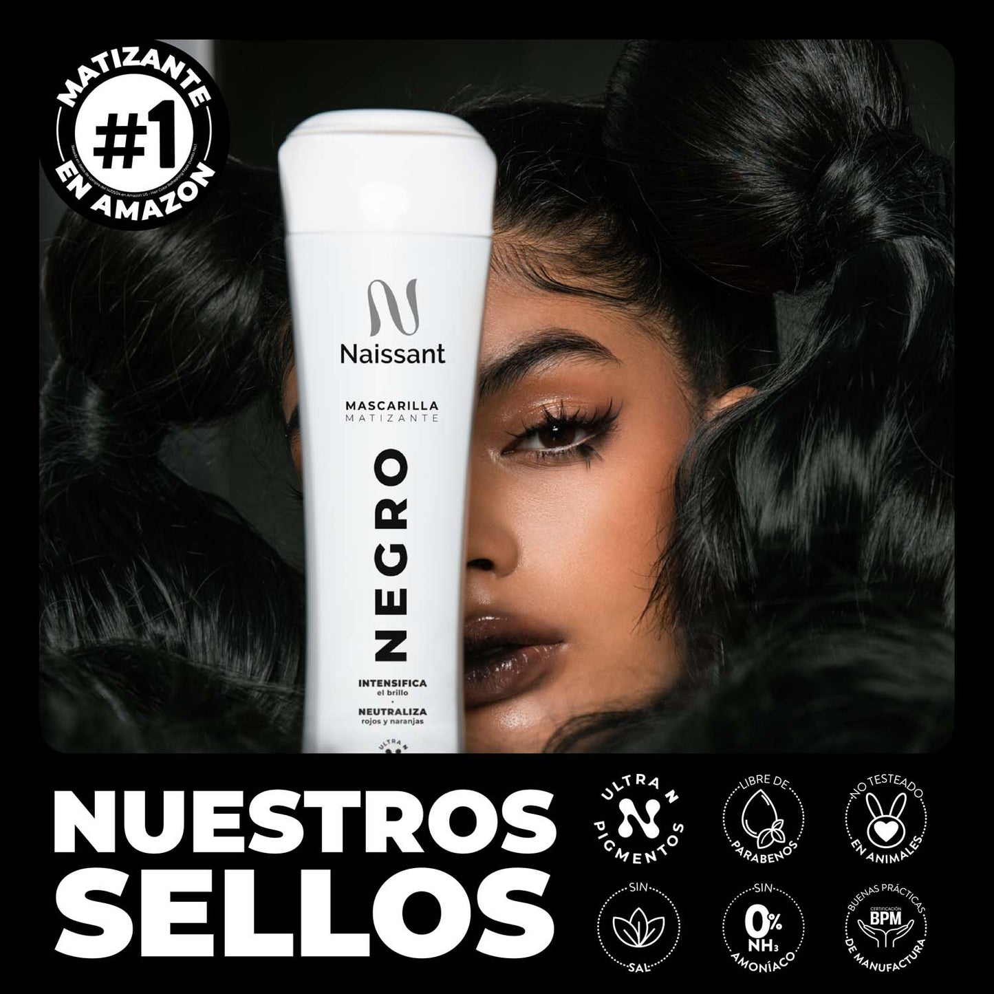 Tratamiento Matizante Naissant Negro Shampoo + Mascarilla