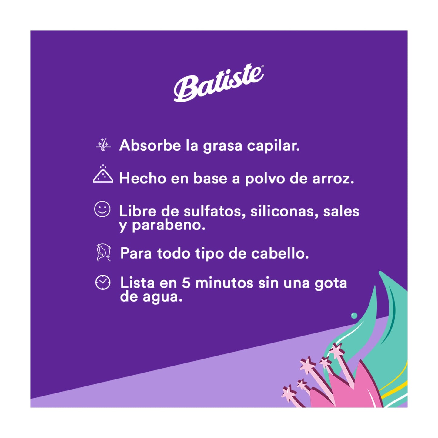 Shampoo en Seco Pack Batiste Rose Gold + Cherry 200ml