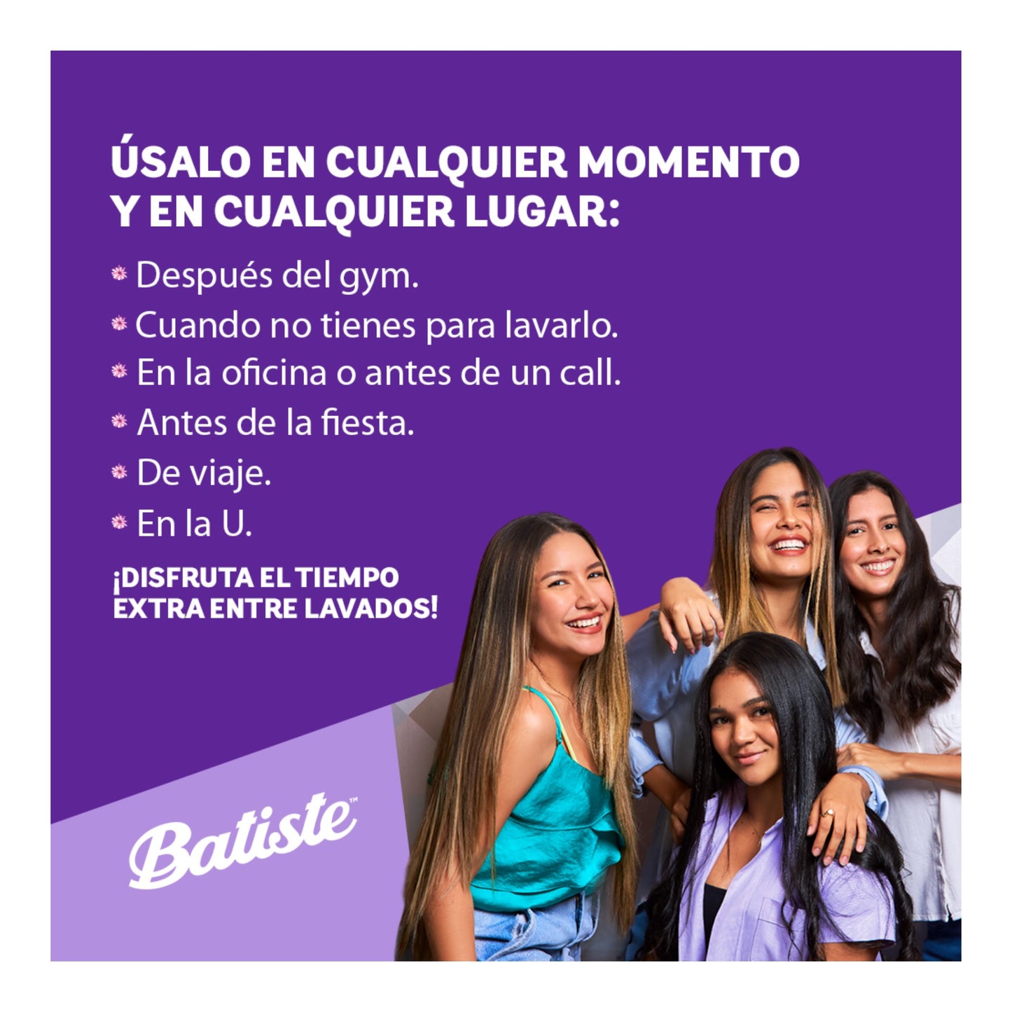 Shampoo en Seco Pack Batiste Rose Gold + Cherry 200ml