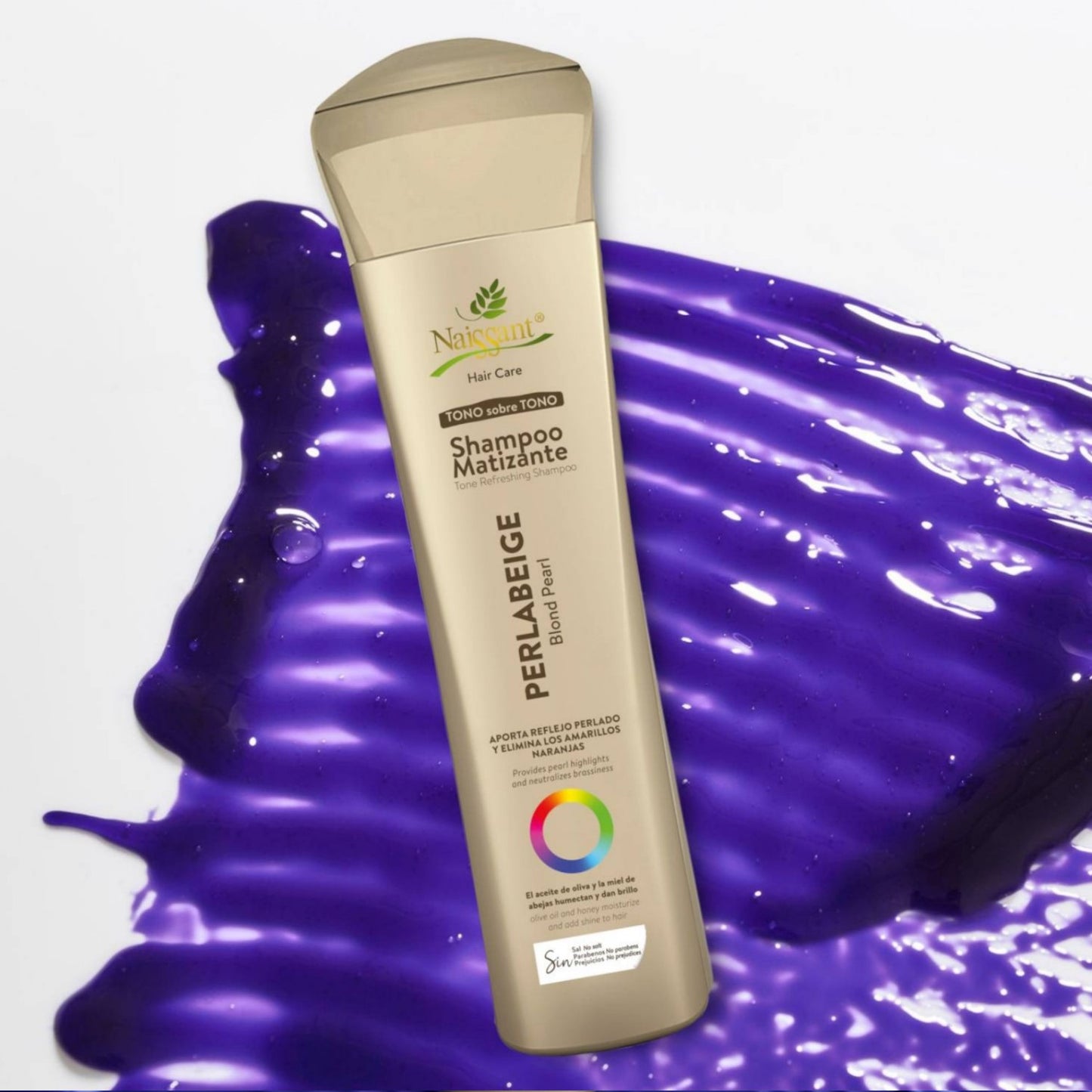 Tratamiento Matizante Naissant Rubios Dorados 1 Shampoo + 2 Mascarillas