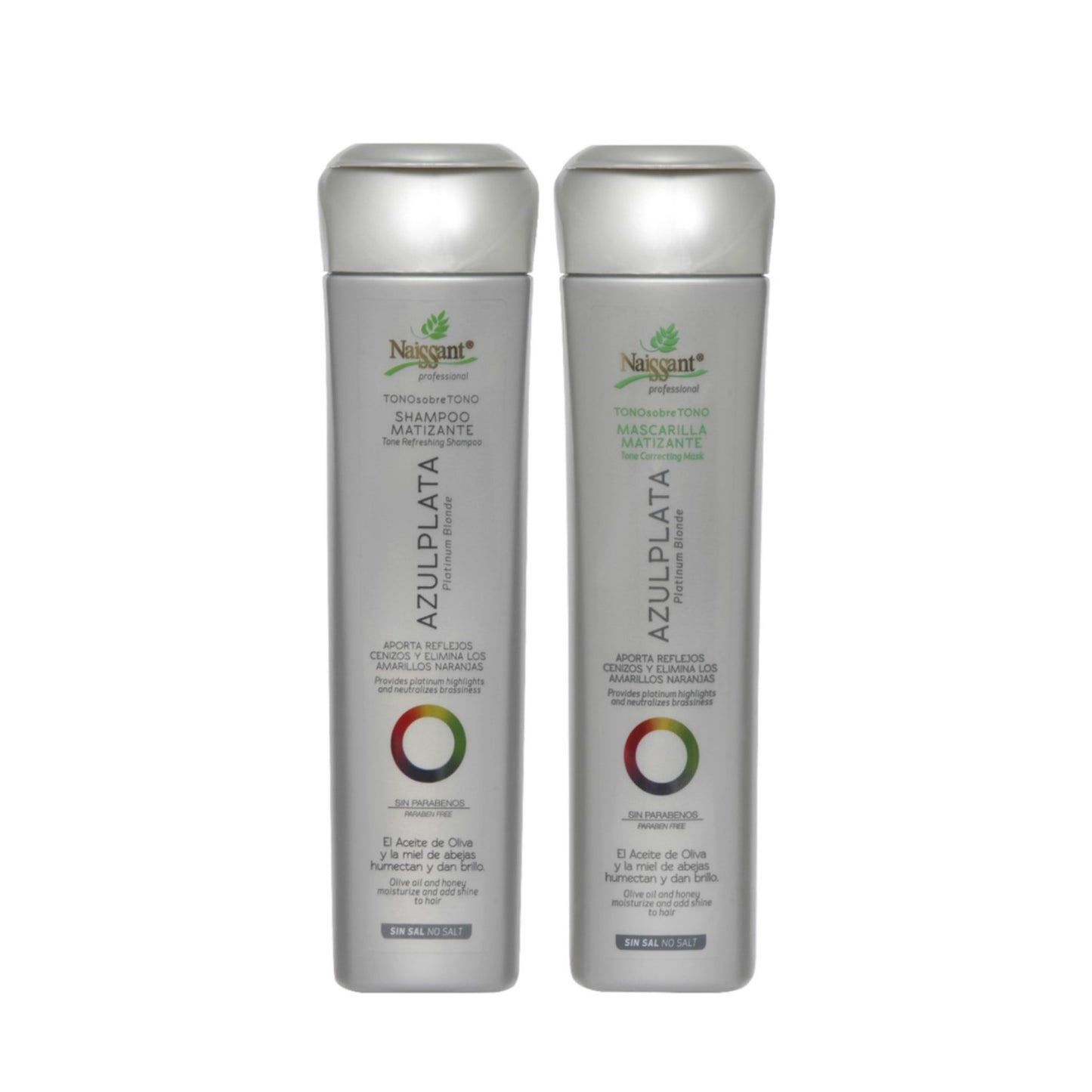 Tratamiento Matizante Naissant Rubios Platinados Shampoo + Mascarilla