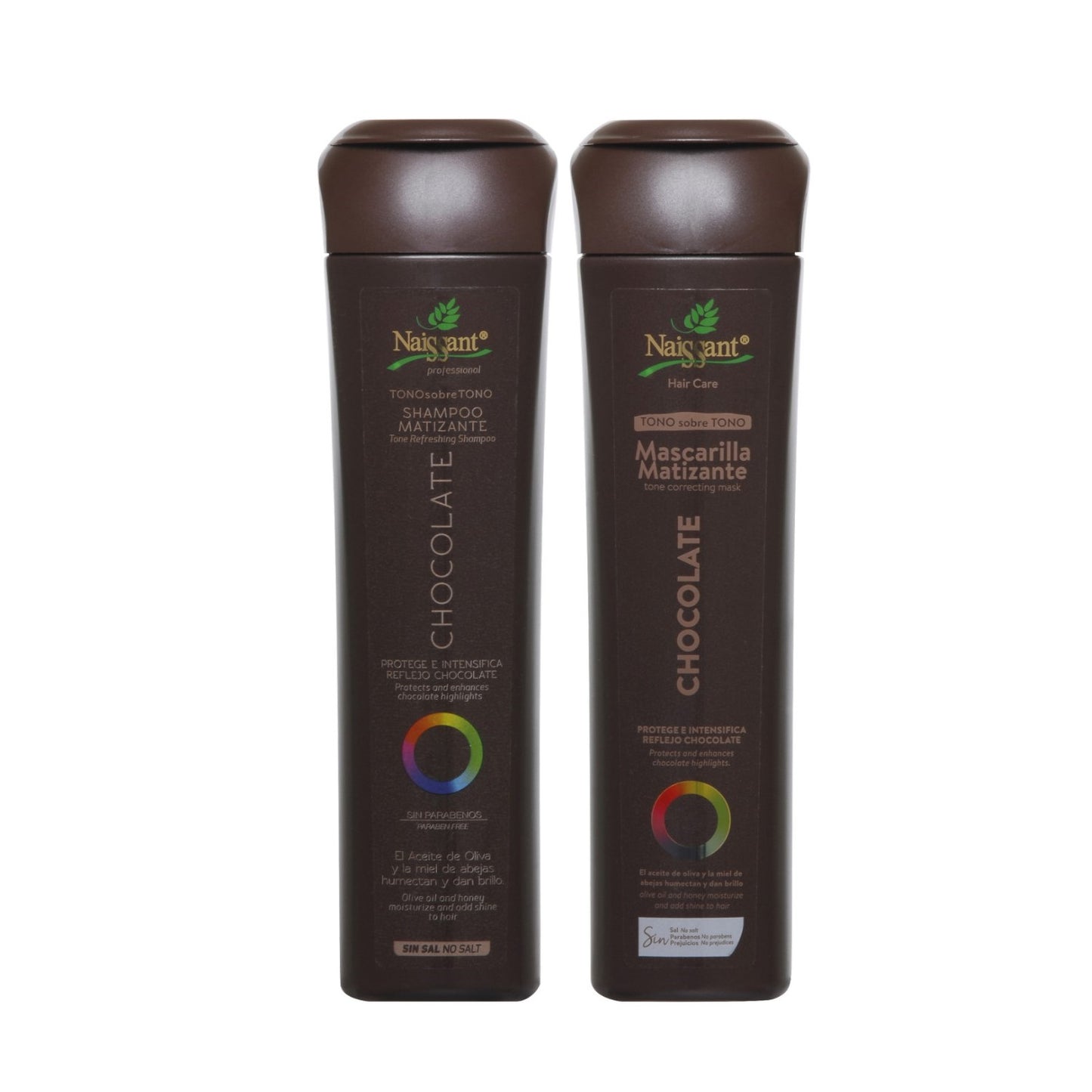 Tratamieto Matiante Naissant Castaños Chocolates Shampoo + Mascarilla