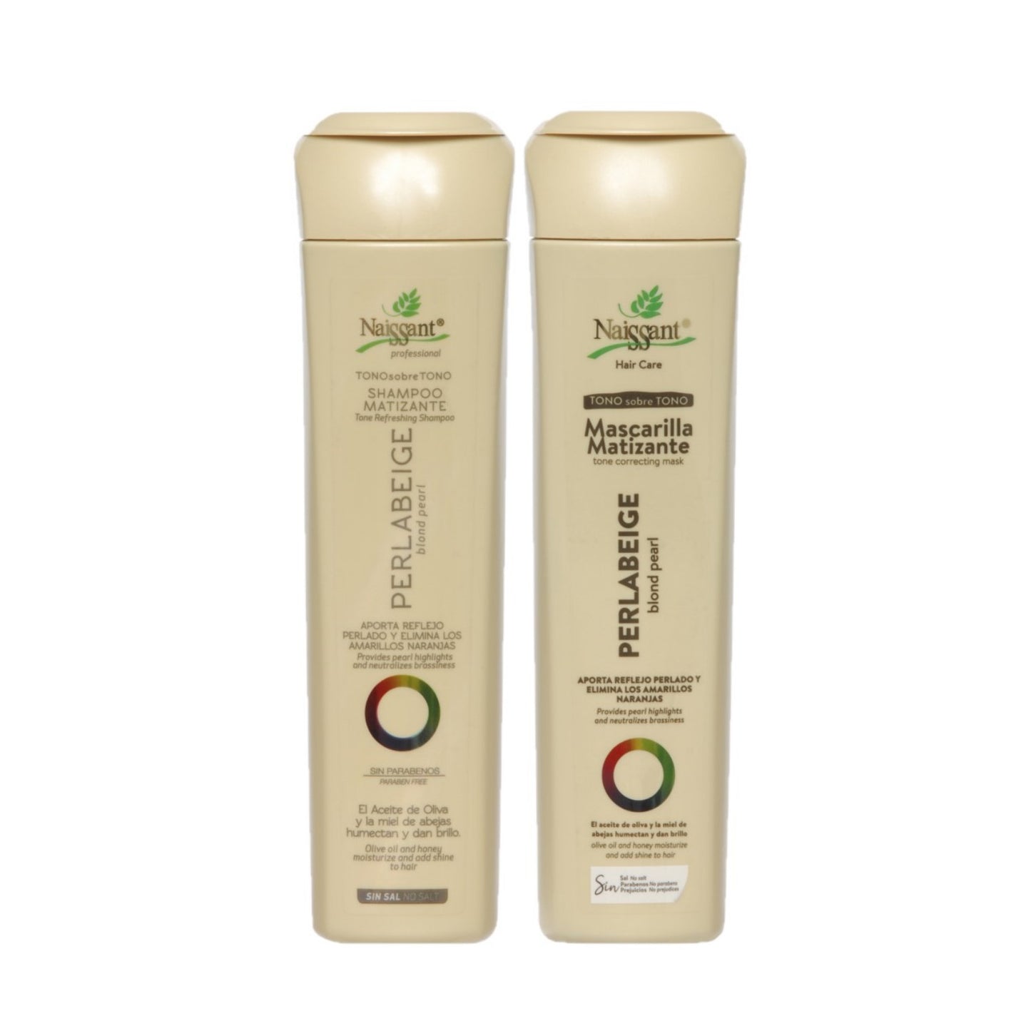 Tratamiento Matizante Naissant Rubios Dorados Shampoo + Mascarilla