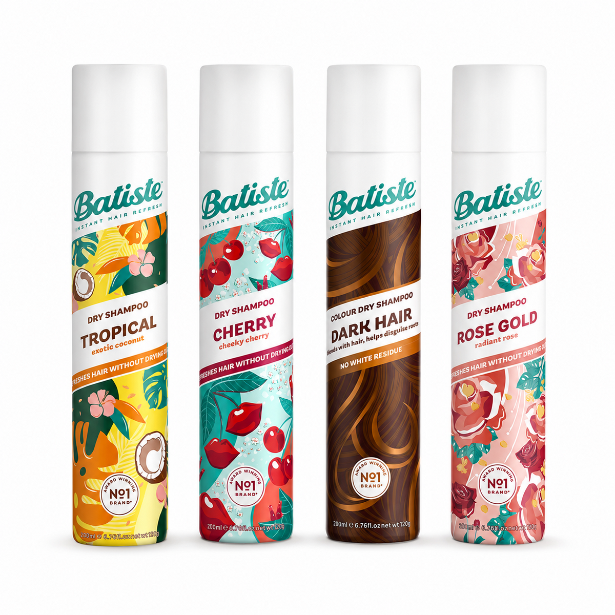 Pack 4 Shampoo en seco