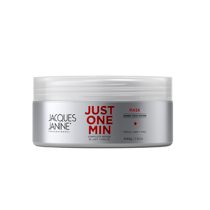 Mascarilla Capilar Reparadora y Antifrizz Just One Minute Jacques Janine 80g