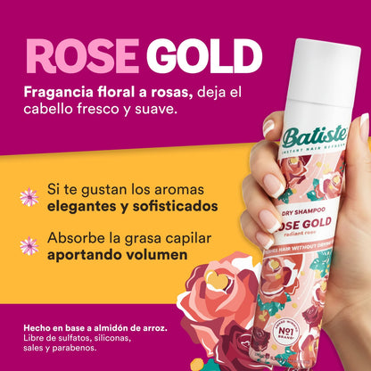 Shampoo en Seco Rose Gold 200 ml