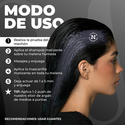 Mascarilla Matizante Negro 300 ml