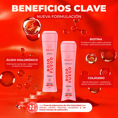 Shampoo Matizante Rojo Fuego 300 ml