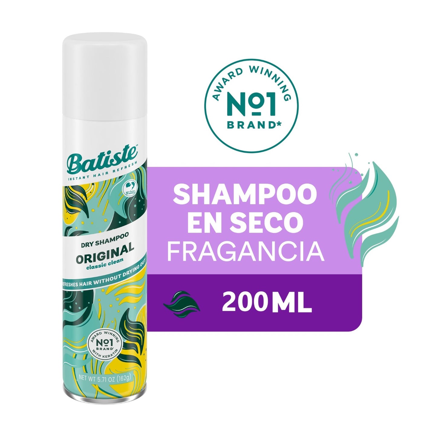 Pack Long4Lashes Serum pestañas + Shampoo en Seco Batiste Original 200ml Pestañas Largas y Cabello Fresco Todo el Día