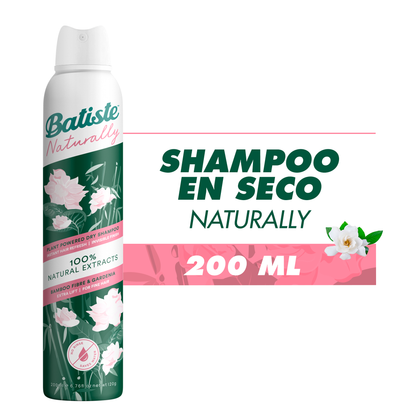 Shampoo en Seco Batiste Pack Naturally Bamboo Fibre & Gardenia + Hemp & Coconut Milk 200 ml