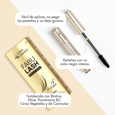 Pack serum crecimiento de pestañas + mascara pestañas fabulash lavable long4lashes