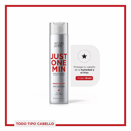 Acondicionador Hidratante y Reparador Just One Minute Jacques Janine 270ml