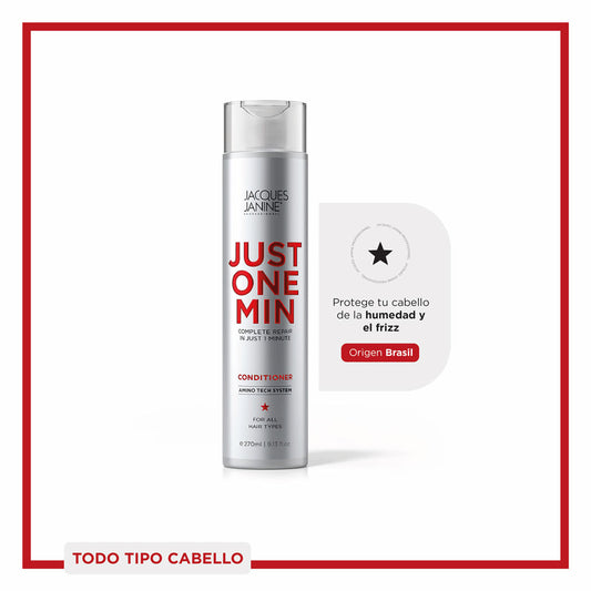 Acondicionador Hidratante y Reparador Just One Minute Jacques Janine 270ml
