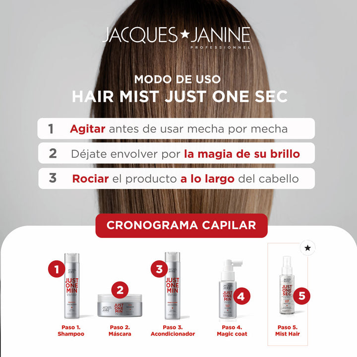 Spray Finalizador de Brillo Just One Minute 120 ml