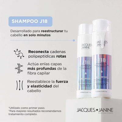 Shampoo Reparación Molecular J18 250 ml