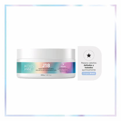 Tratamiento para el Cabello con Frizz Jacques Janine: Kit Hidratación y Reparación J18 + Magic Coat 200ml + REGALOS