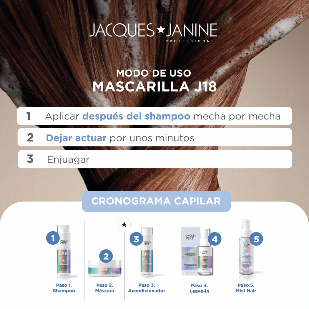 Mascarilla Reparación Molecular Intensiva J18 Jacques Janine 80g