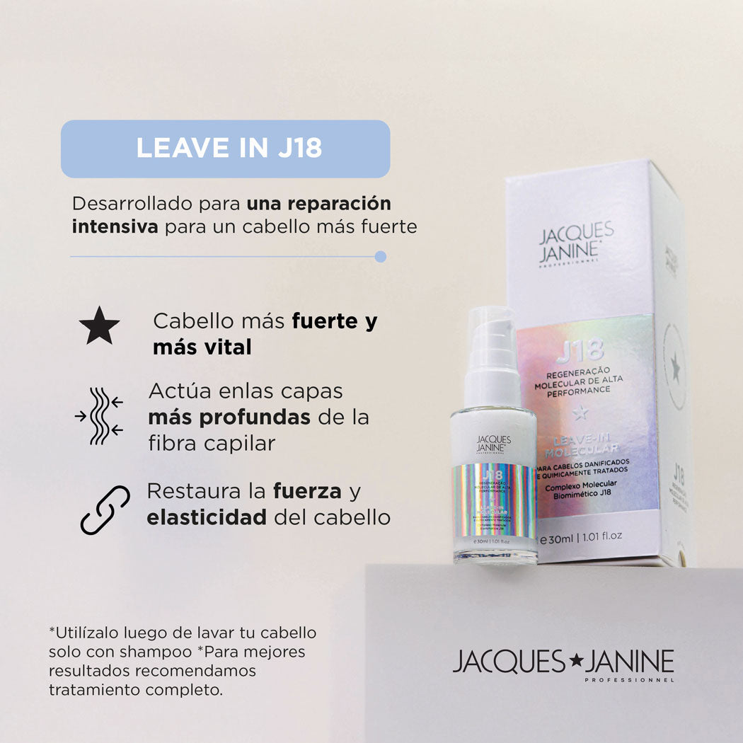 Tratamiento Sin Enjuague Reparador J18 Jacques Janine 30ml