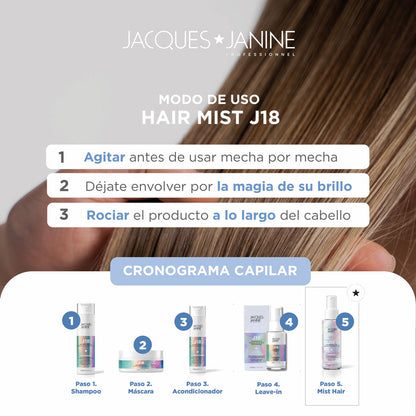 Mist Finalizador de Brillo J18 Jacques Janine 120ml