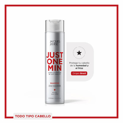 Shampoo Restaurador y Protector Just One Minute Jacques Janine 300ml