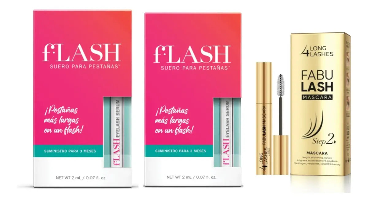 Pack 2 Serum para Pestañas + Máscara Fabulash