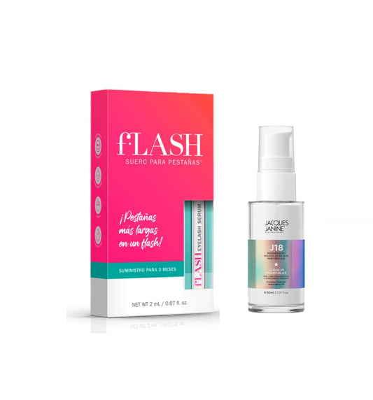 Pack Serum para Pestañas + Tratamiento Leave-in J18