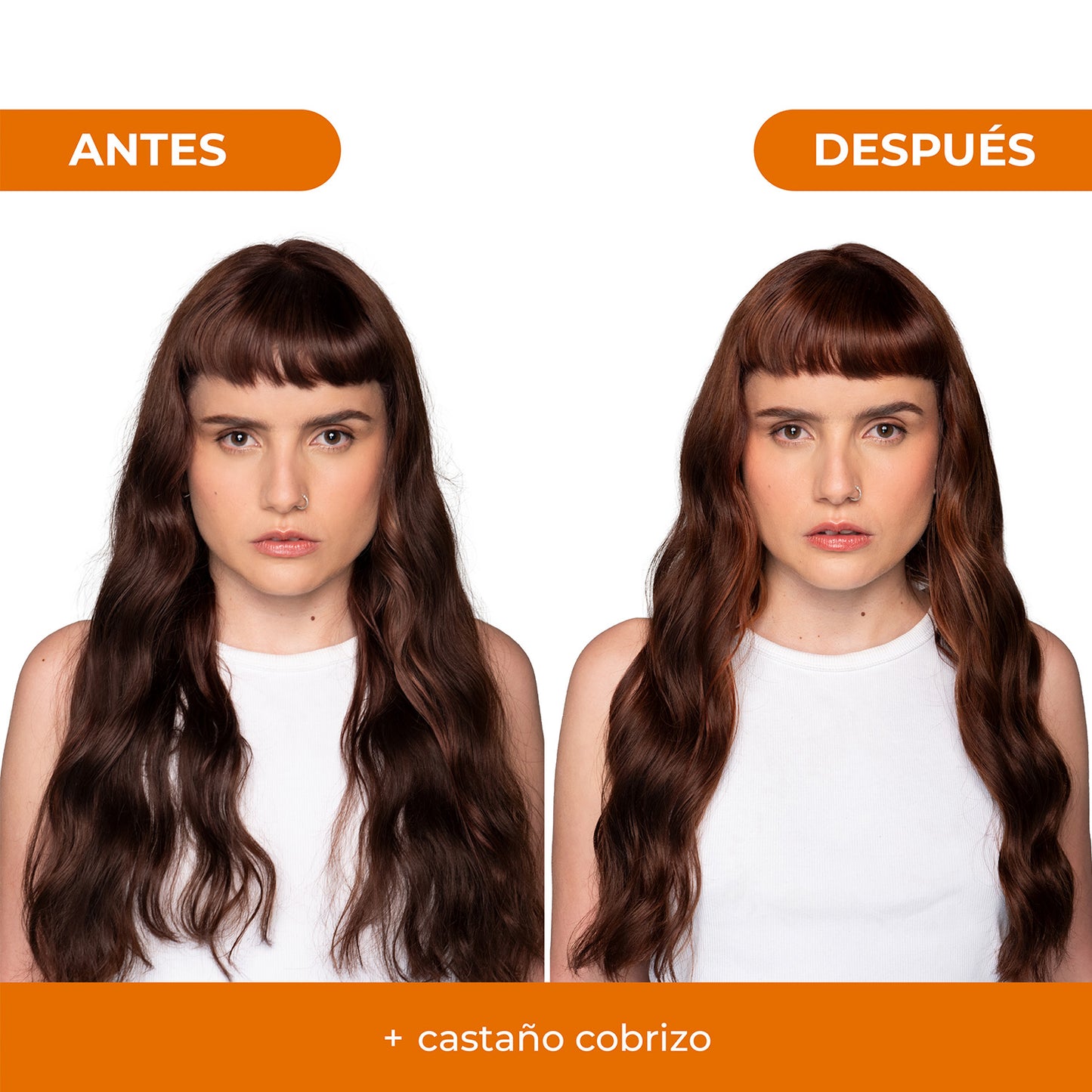 Tratamiento Capilar 1 Mascarillas + 1 Shampoo Castaño chocolate Naissant 300ml c/u