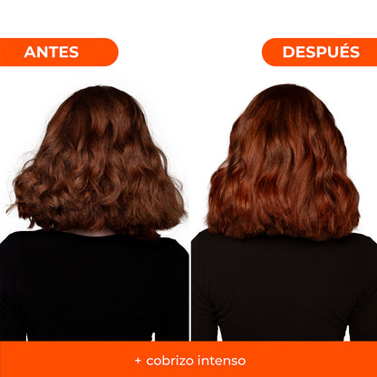 Shampoo Matizador Cobrizo Naissant para Mantener Color Cobrizo con mayor intensidad y brillo 300ml