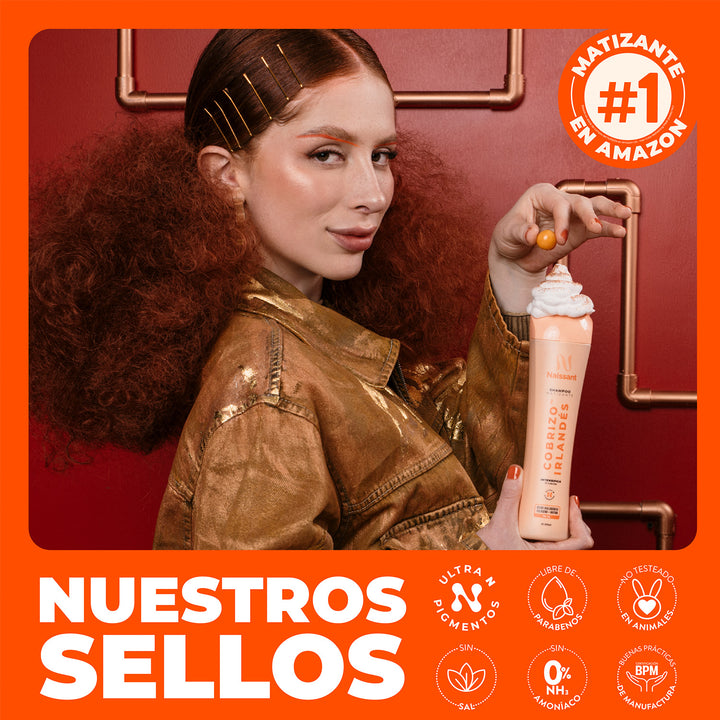 Shampoo Matizante Cobrizo 300 ml
