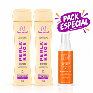Pack Matizante: Shampoo + Mascarilla + Protector Solar 60ml JJ