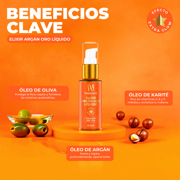 Aceite Capilar de Argán Glow Elixir 30 ml
