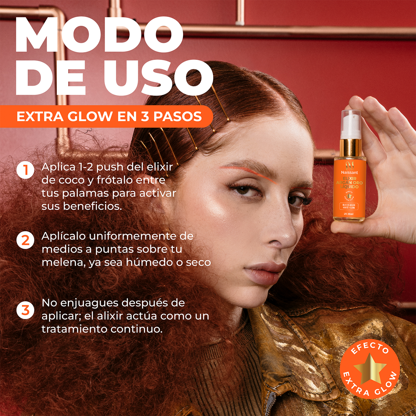Aceite de Argan Reparación Glow Elixir Naissant 30ml