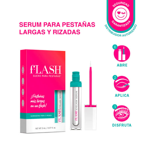 Flash Serum para Crecimiento de Pestañas 2 ml
