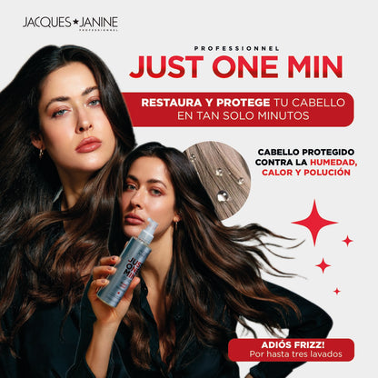 Magic Coat Jacques Janine Just One Min 200ml Tratamiento Capilar Premium para Brillo y Protección Intensa