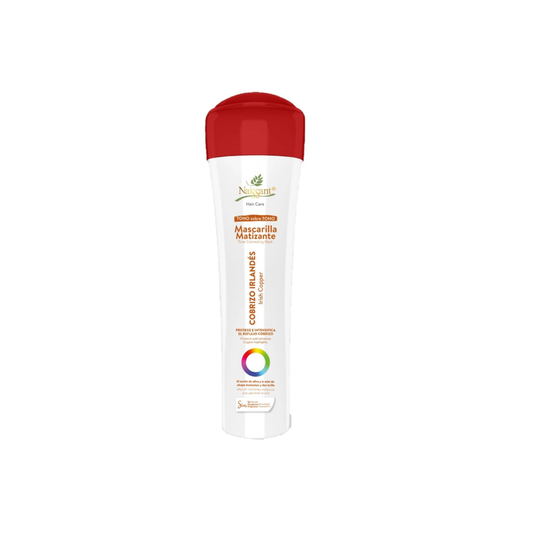 Mascarilla Capilar Matizador Cobrizo Naissant para mantener Color Cobrizo con mayor intensidad y brillo 300ml