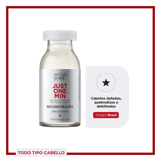 Ampolla para Reconstruccion Capilar Jacques Janine Just One Min 15ml