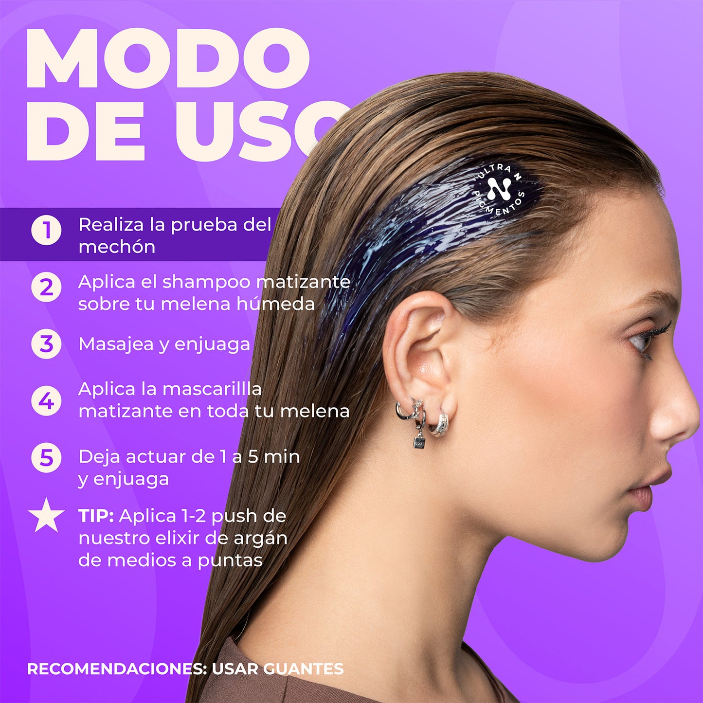 Tratamiento Capilar 2 Mascarillas + 1 Shampoo matizador Rubio dorado Naissant 300ml c/u