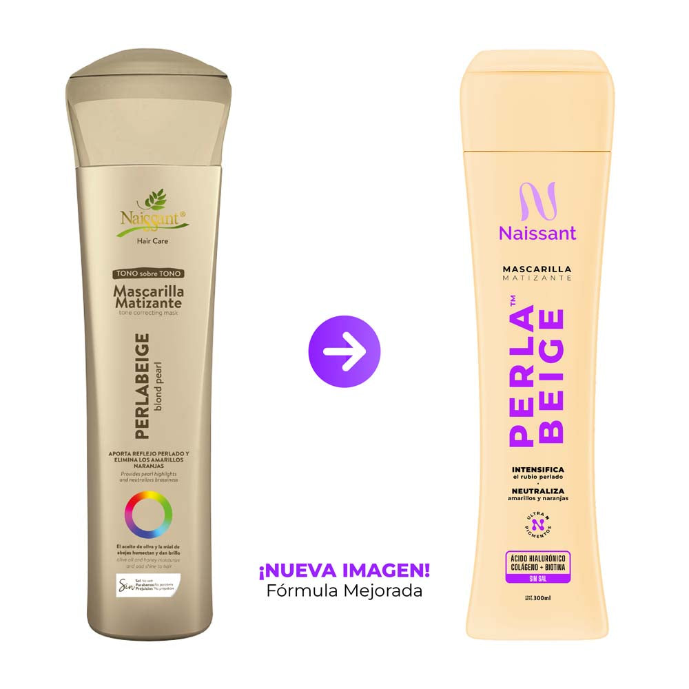 Mascarilla Matizante Perla Beige 300 ml