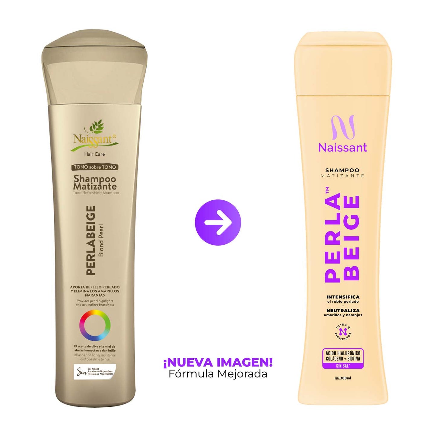 Tratamiento Matizante Naissant Rubios Dorados Shampoo + Mascarilla + Sachet de regalo